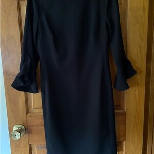 Karl Lagerfeld Black Long Sleeve Dress